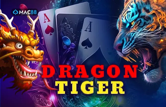 Dragon Tiger casino game card